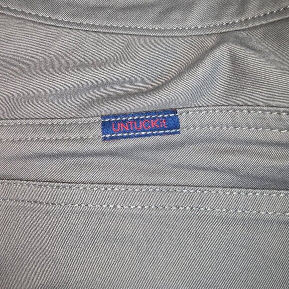 MENS UNTUCKit GRAY RELAXED FIT GRAY PANTS SIZE  36 X 30 EUC - Picture 6 of 7